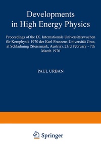 Enlarge image Cover: Developments in High Energy Physics - Springer