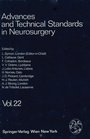 Cover: Advances and Technical Standards in Neurosurgery - Springer
