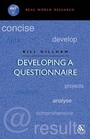 Cover: Developing a Questionnaire - Continuum International Publishing Group Ltd.