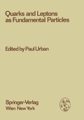 Cover: Quarks and Leptons as Fundamental Particles - Springer