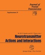 Cover: Neurotransmitter Actions and Interactions - Springer
