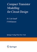 Cover: Compact Transistor Modelling for Circuit Design - Springer