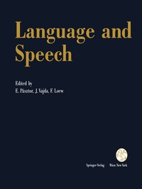 Enlarge image Cover: Language and Speech - Springer