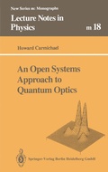 Cover: An Open Systems Approach to Quantum Optics - Springer