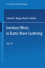 Cover: Interface Effects in Elastic Wave Scattering - Springer