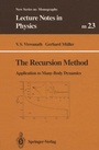Cover: The Recursion Method - Springer