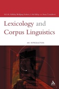 Cover: Lexicology and Corpus Linguistics - Continuum International Publishing Group Ltd.