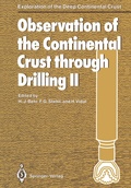 Cover: Observation of the Continental Crust through Drilling II - Springer