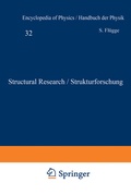 Cover: Structural Research / Strukturforschung - Springer