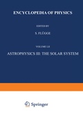 Cover: Astrophysics III: The Solar System / Astrophysik III: Das Sonnensystem - Springer