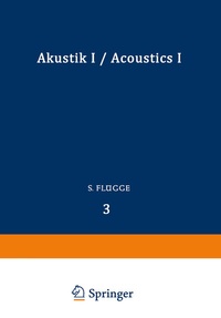 Abbildung von: Akustik I / Acoustics I - Springer