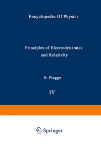 Abbildung von: Principles of Electrodynamics and Relativity / Prinzipien der Elektrodynamik und Relativitätstheorie - Springer