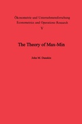 Cover: The Theory of Max-Min and its Application to Weapons Allocation Problems - Springer