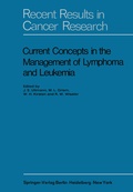 Cover: Current Concepts in the Management of Lymphoma and Leukemia - Springer