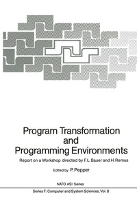 Enlarge image Cover: Program Transformation and Programming Environments - Springer