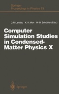 Cover: Computer Simulation Studies in Condensed-Matter Physics X - Springer