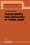 Cover: Sustainability and Optimality of Public Debt - Physica