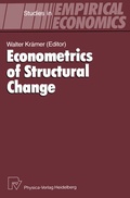 Cover: Econometrics of Structural Change - Physica