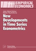 Cover: New Developments in Time Series Econometrics - Physica