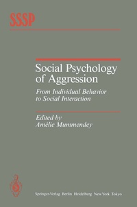 Abbildung von: Social Psychology of Aggression - Springer
