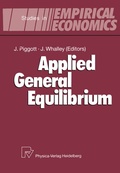 Cover: Applied General Equilibrium - Physica