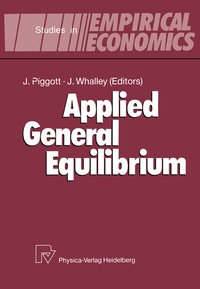 Enlarge image Cover: Applied General Equilibrium - Physica