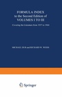 Cover: Formula Index to the Second Edition of Volume I to III - Springer