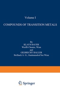 Enlarge image Cover: Compounds of Transition Metals - Springer