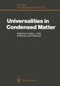 Cover: Universalities in Condensed Matter - Springer