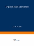 Cover: Experimental Economics - Physica