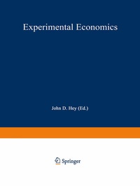Enlarge image Cover: Experimental Economics - Physica