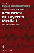 Cover: Acoustics of Layered Media I - Springer