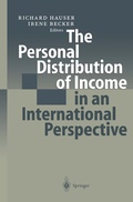 Cover: The Personal Distribution of Income in an International Perspective - Springer
