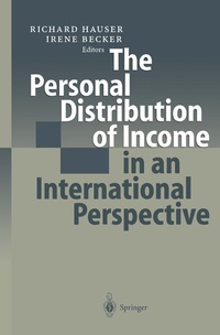 Enlarge image Cover: The Personal Distribution of Income in an International Perspective - Springer