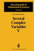 Bild: Several Complex Variables V - Springer