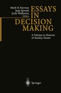 Cover: Essays In Decision Making - Springer