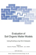 Cover: Evaluation of Soil Organic Matter Models - Springer