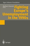 Cover: Fighting Europe's Unemployment in the 1990s - Springer