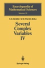 Cover: Several Complex Variables IV - Springer