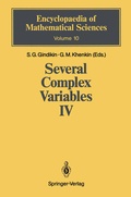 Bild: Several Complex Variables IV - Springer