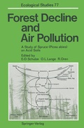 Cover: Forest Decline and Air Pollution - Springer