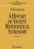 Cover: A History of Ancient Mathematical Astronomy - Springer