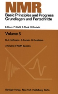 Cover: Analysis of NMR Spectra - Springer