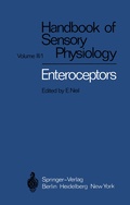 Cover: Enteroceptors - Springer
