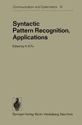 Cover: Syntactic Pattern Recognition, Applications - Springer