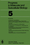 Cover: Progress in Molecular and Subcellular Biology - Springer