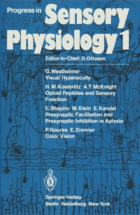 Enlarge image Cover: Progress in Sensory Physiology - Springer