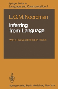 Enlarge image Cover: Inferring from Language - Springer