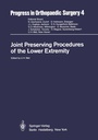 Cover: Joint Preserving Procedures of the Lower Extremity - Springer