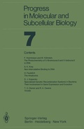 Cover: Progress In Molecular and Subcellular Biology - Springer
